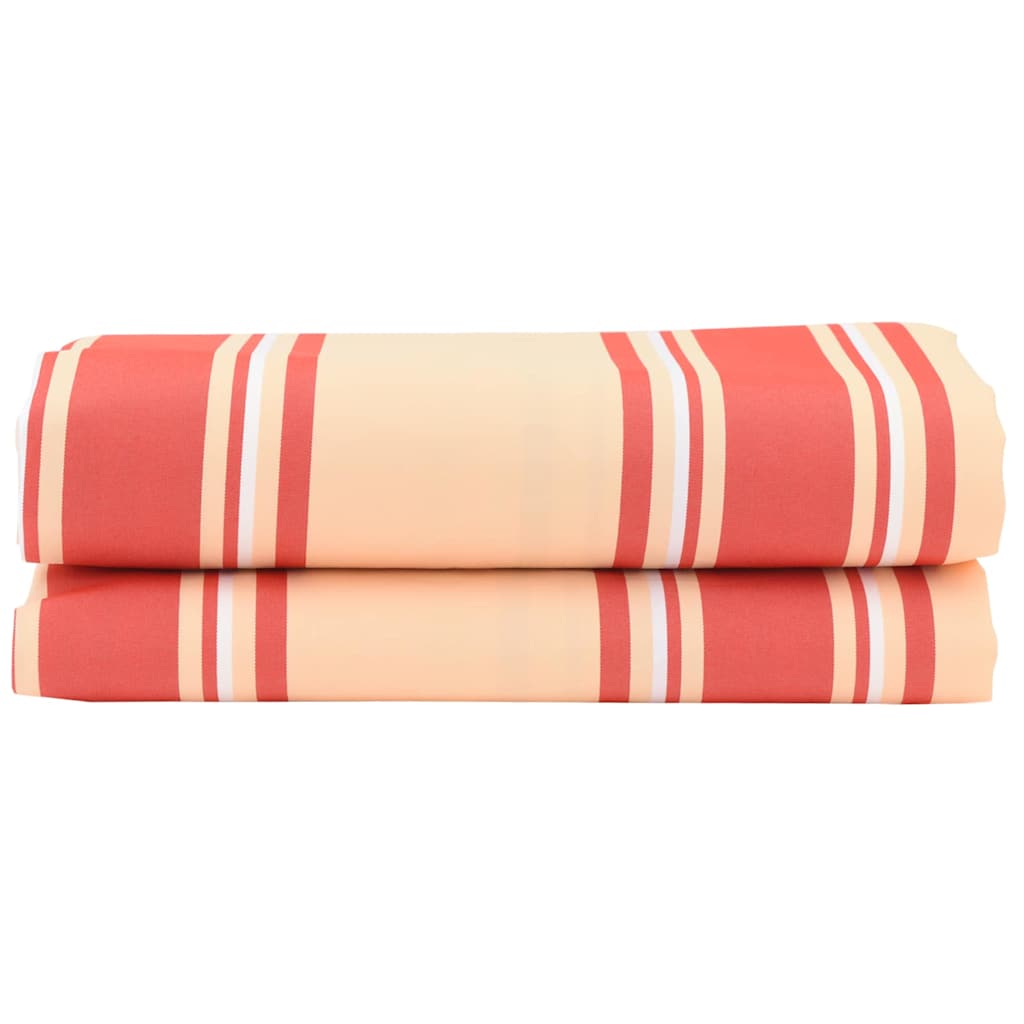 vidaXL Markisenersatz Gelb und Orange 1000 x 160 cm Polyesterleinwand