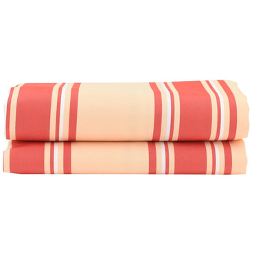 vidaXL Markisenersatz Gelb und Orange 1000 x 160 cm Polyesterleinwand