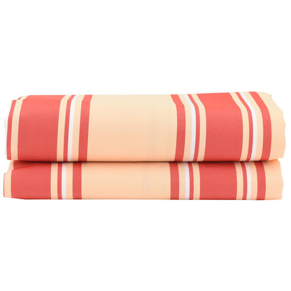 vidaXL Markisenersatz Gelb und Orange 1000 x 160 cm Polyesterleinwand