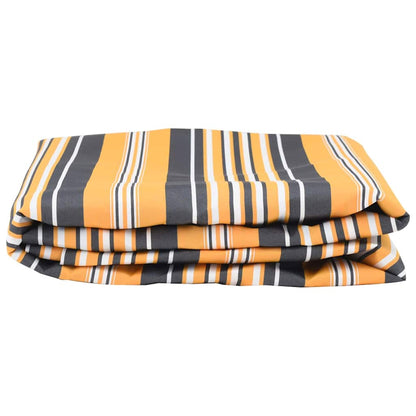 Markisenersatz Gelb und Grau 1000 x 160 cm Polyesterleinwand