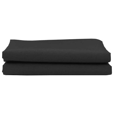 vidaXL Markisenersatz Schwarz 1000 x 160 cm Polyesterleinwand