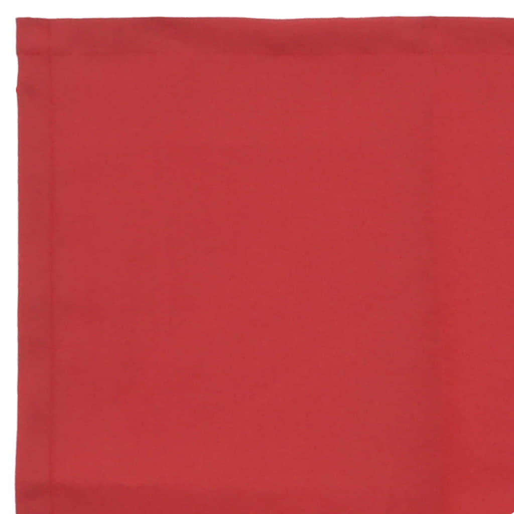 vidaXL Markisenersatz Rot 1000 x 160 cm Polyesterleinwand