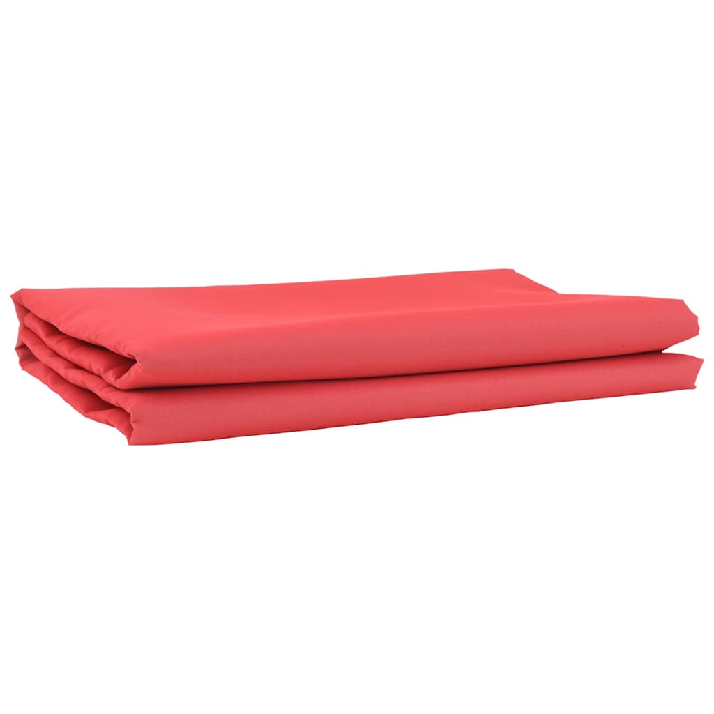 vidaXL Markisenersatz Rot 1000 x 160 cm Polyesterleinwand