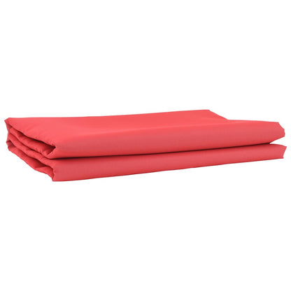 vidaXL Markisenersatz Rot 1000 x 160 cm Polyesterleinwand