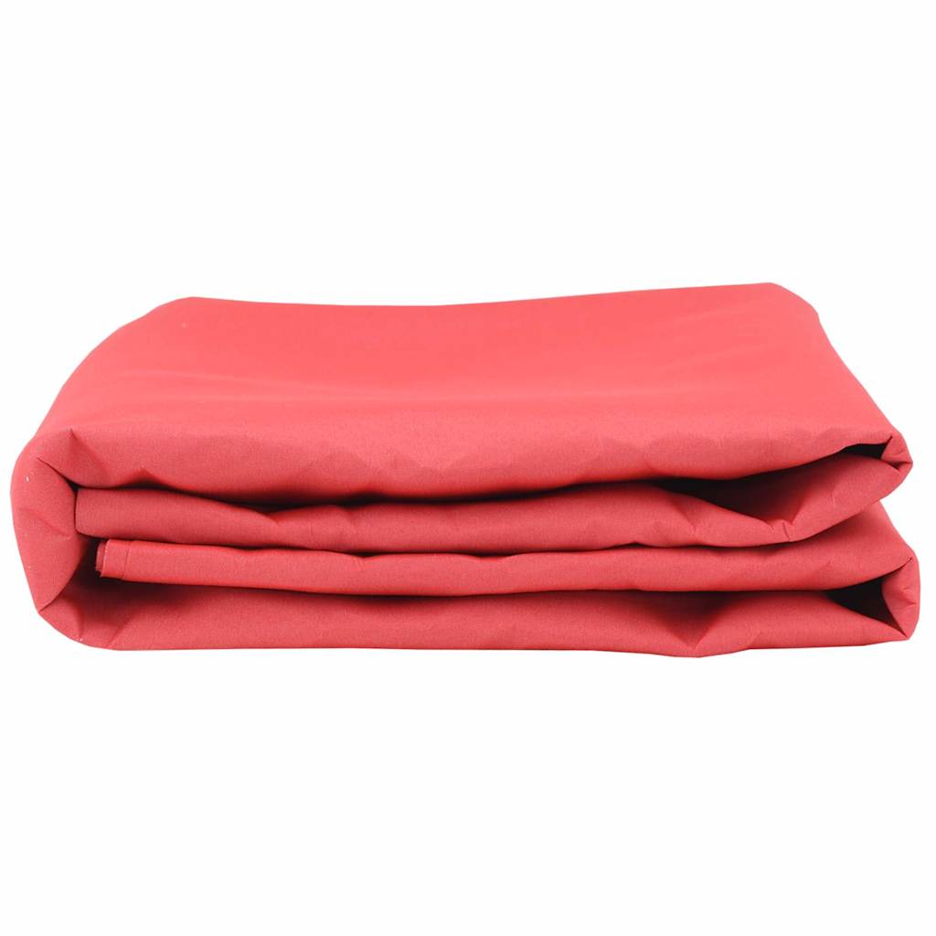 vidaXL Markisenersatz Rot 1000 x 160 cm Polyesterleinwand
