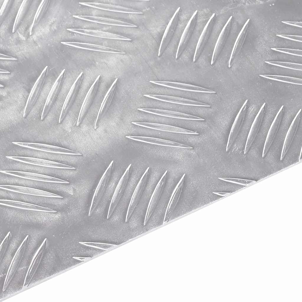 Treppe Tritt Rechtwinklig 4 pcs Silber 30 x 20 cm Aluminium