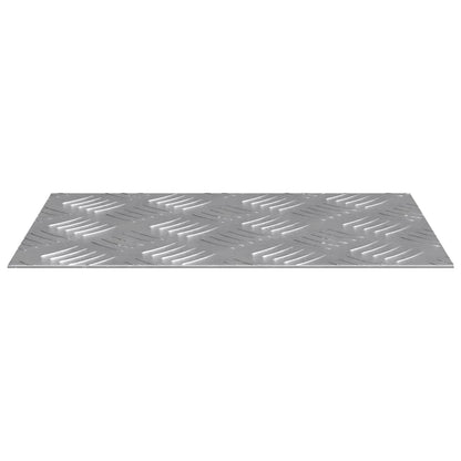 Treppe Tritt Rechtwinklig 4 pcs Silber 30 x 20 cm Aluminium