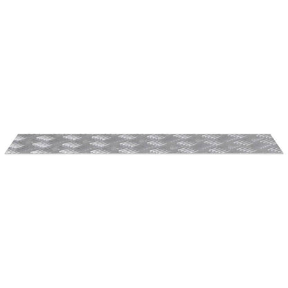 Treppe Tritt Rechtwinklig 2 pcs Silber 70 x 20 cm Aluminium