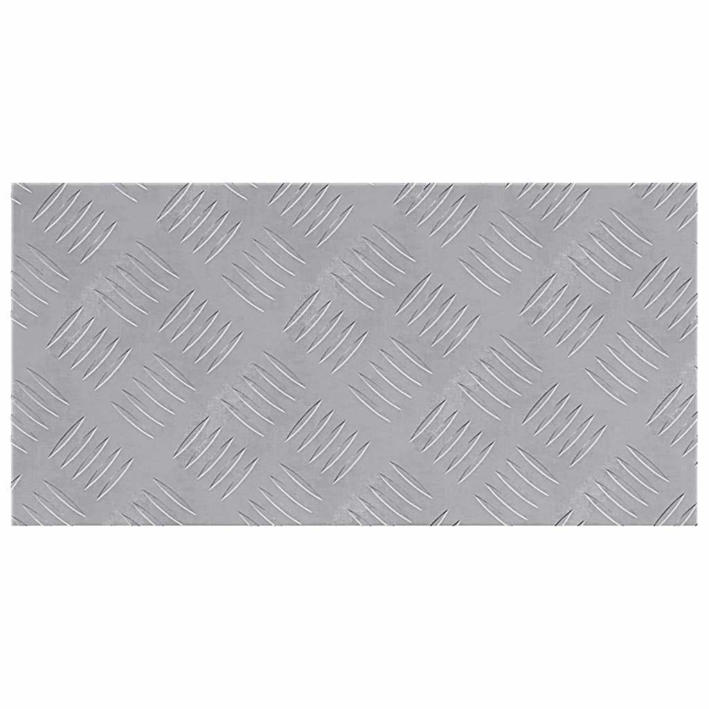 Treppe Tritt Rechtwinklig 4 pcs Silber 50 x 25 cm Aluminium