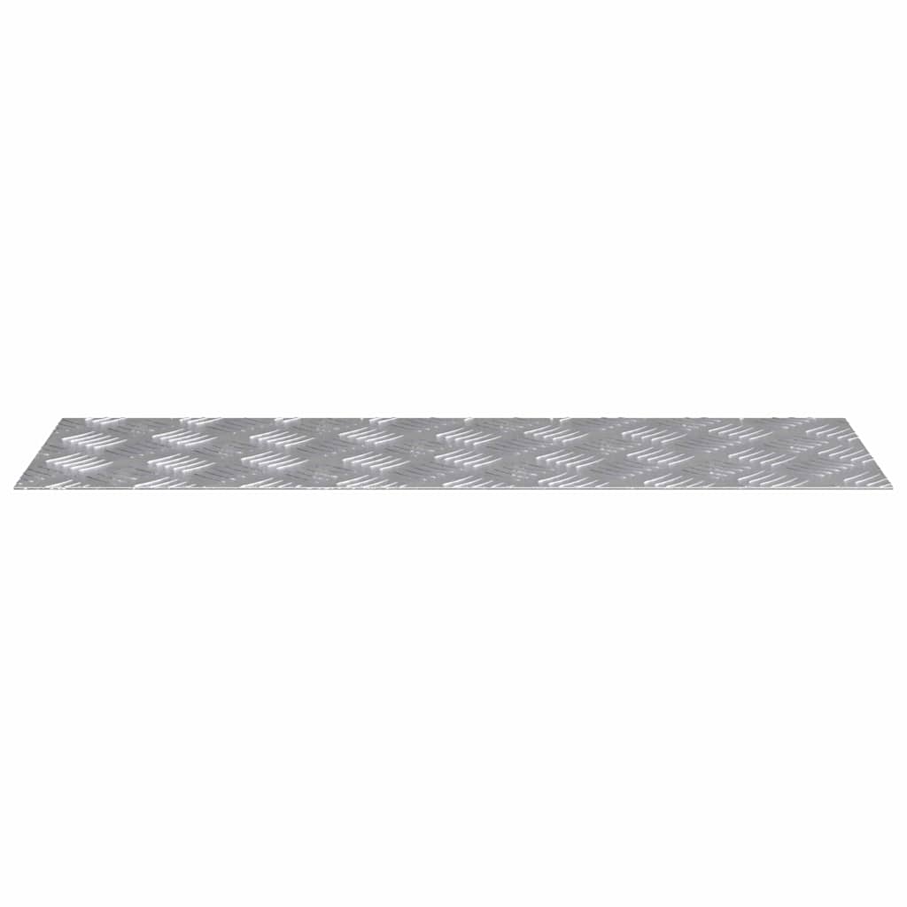 Treppe Tritt Rechtwinklig 4 pcs Silber 75 x 25 cm Aluminium