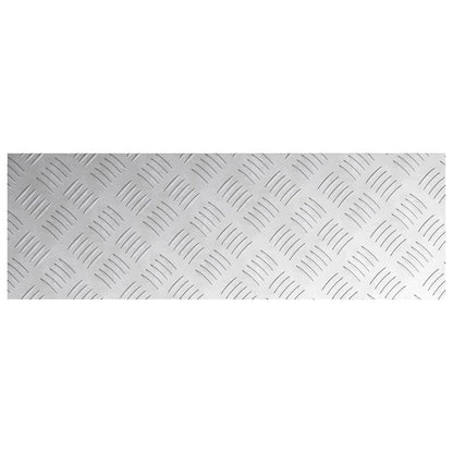 Treppe Tritt Rechtwinklig 4 pcs Silber 75 x 25 cm Aluminium
