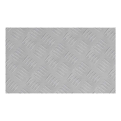 Treppe Tritt Rechtwinklig 4 pcs Silber 50 x 30 cm Aluminium