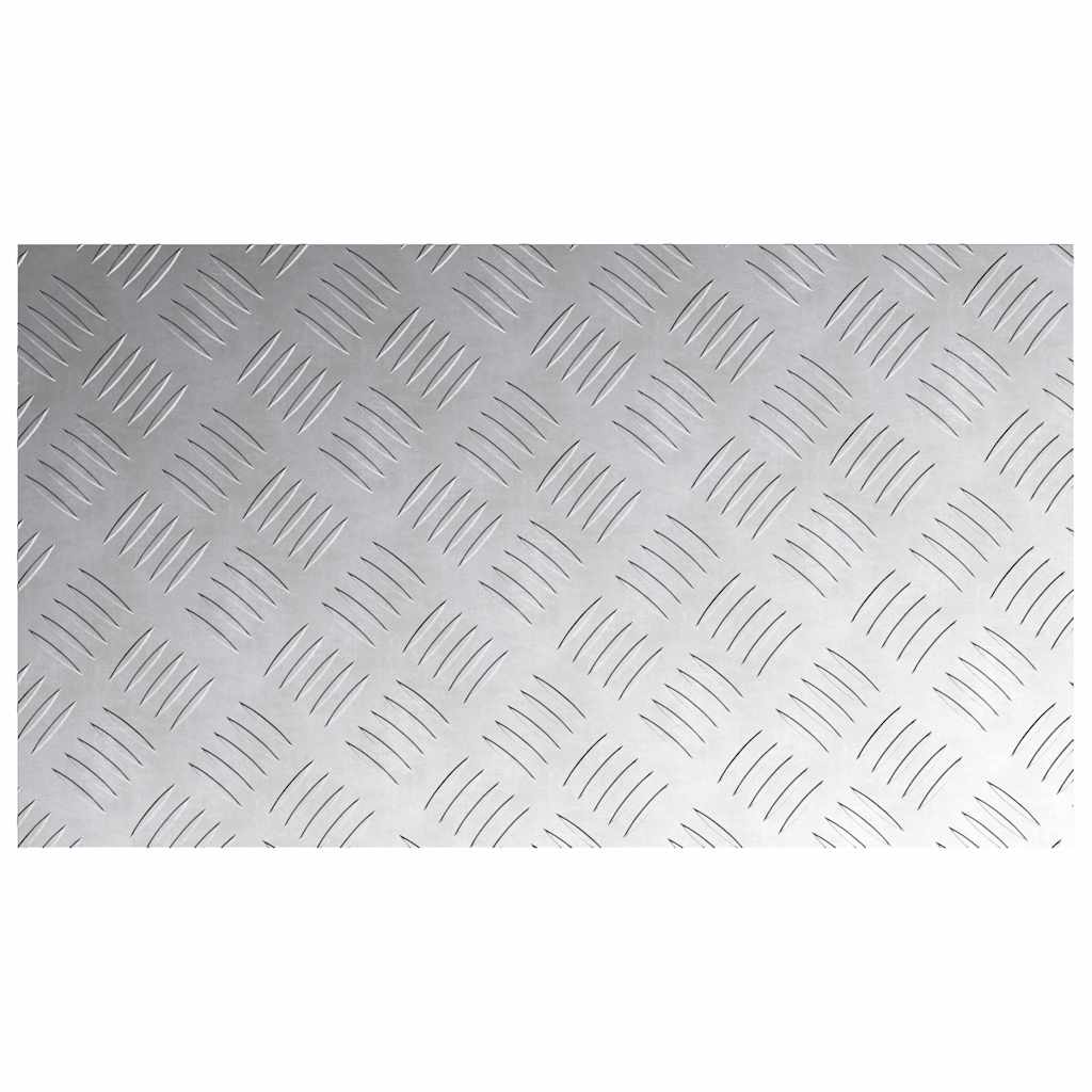 Treppe Tritt Rechtwinklig 2 pcs Silber 70 x 40 cm Aluminium