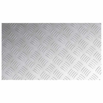 Treppe Tritt Rechtwinklig 2 pcs Silber 70 x 40 cm Aluminium