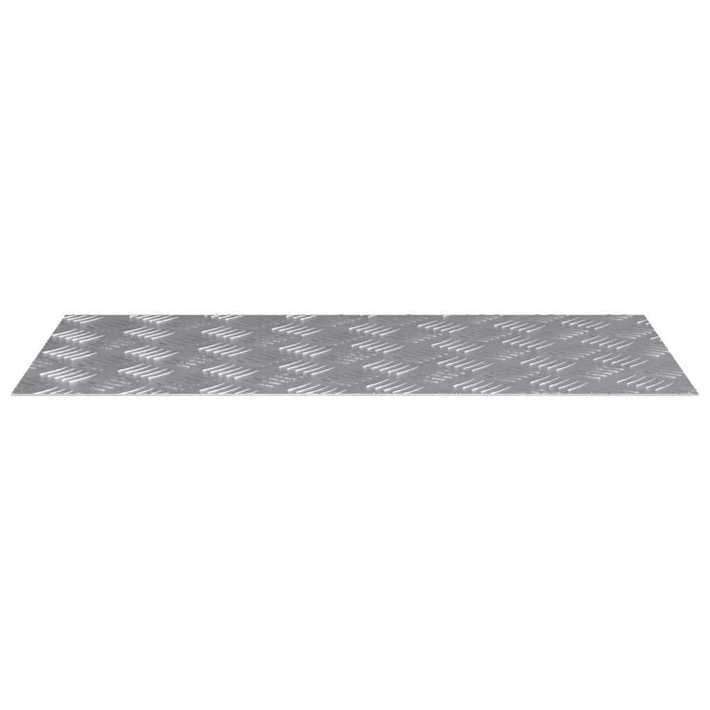Treppe Tritt Rechtwinklig 2 pcs Silber 80 x 40 cm Aluminium