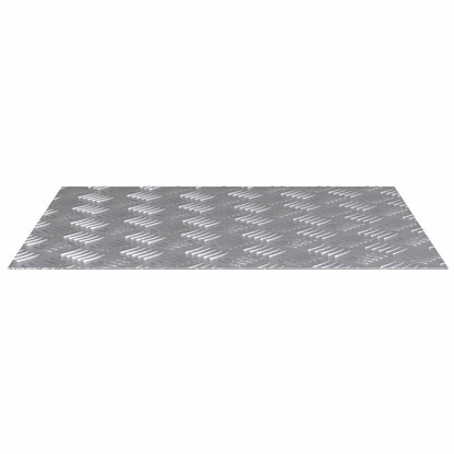 Treppe Tritt Rechtwinklig 4 pcs Silber 60 x 50 cm Aluminium
