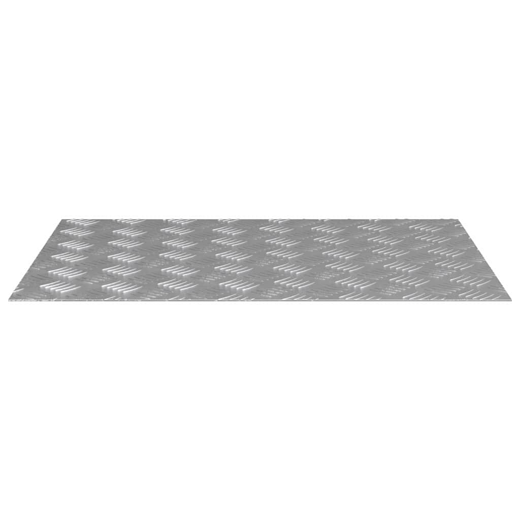 Treppe Tritt Rechtwinklig 2 pcs Silber 70 x 50 cm Aluminium