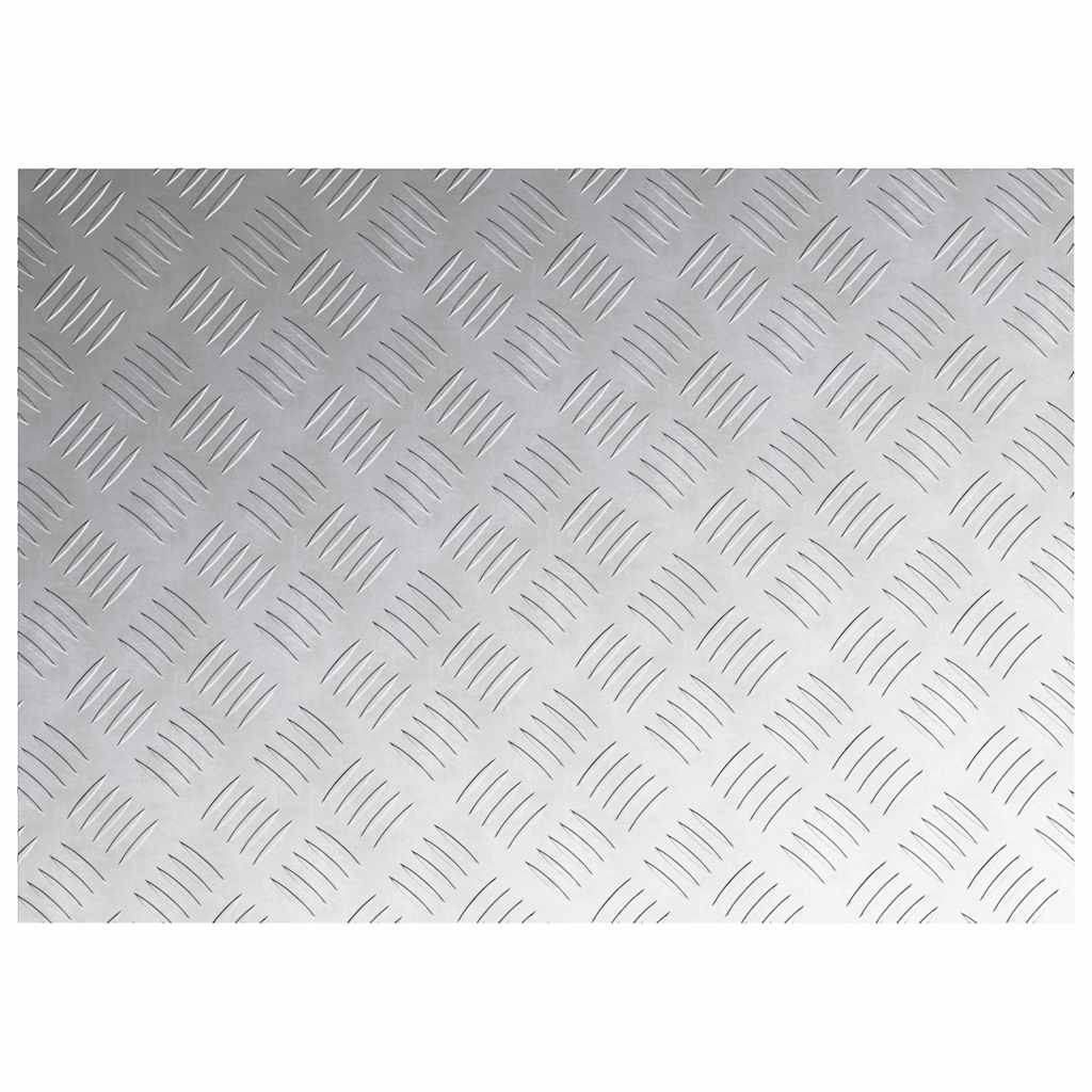 Treppe Tritt Rechtwinklig 2 pcs Silber 70 x 50 cm Aluminium