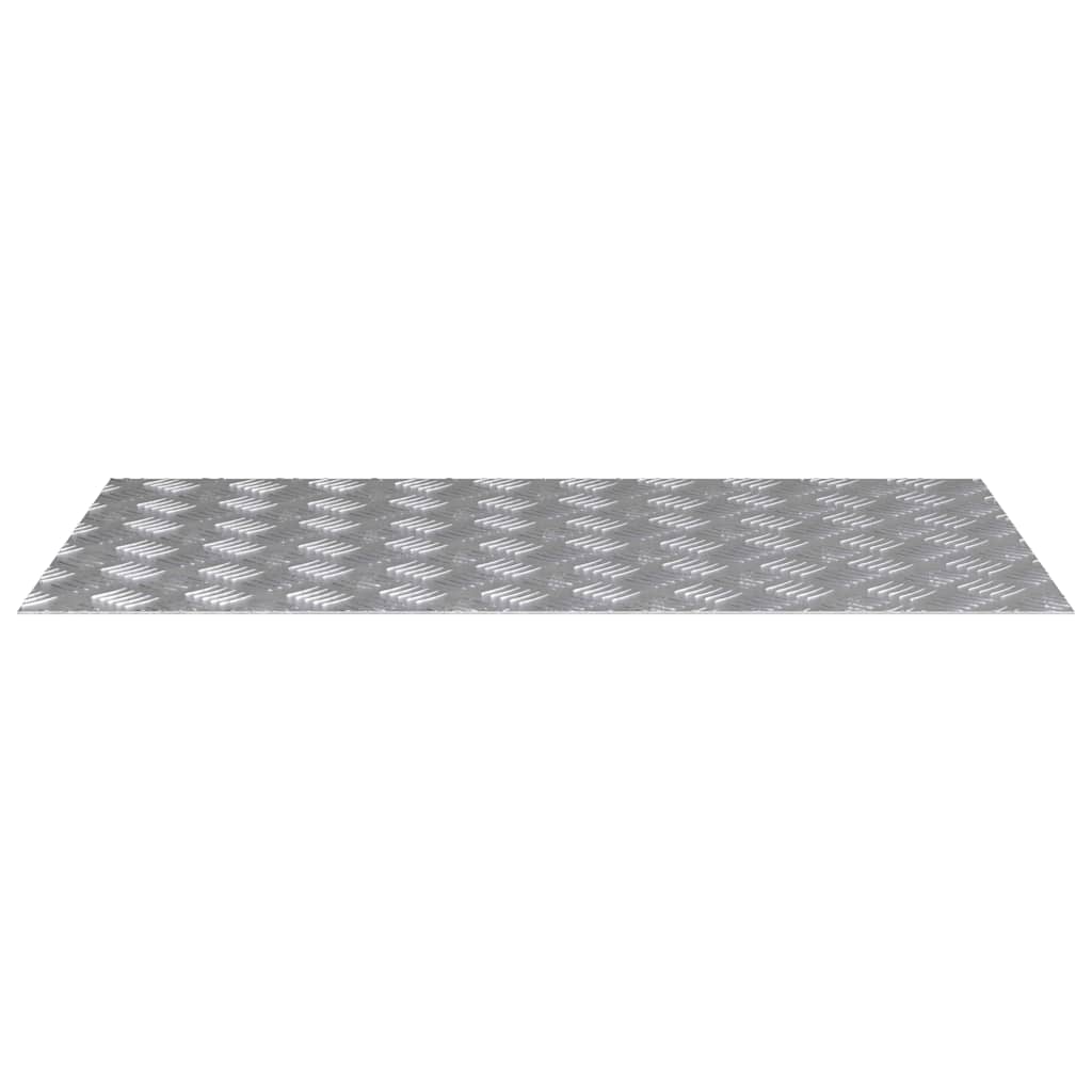 Treppe Tritt Rechtwinklig 2 pcs Silber 90 x 50 cm Aluminium