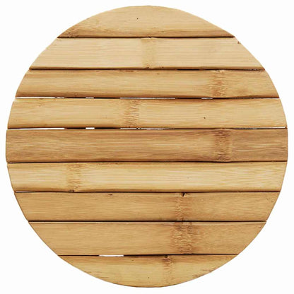 Hocker Bambus Natur 30 x 30 x 36 cm Bambus