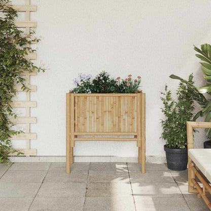 vidaXL Hochbeet Braun 70 x 35 x 70 cm Bambus