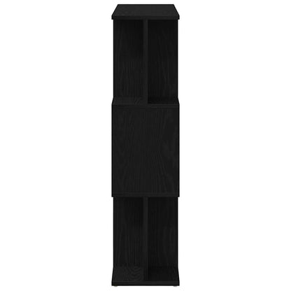 vidaXL Bücherregal Schwarz Eichen-Optik 80x24x96 cm Holzwerkstoff