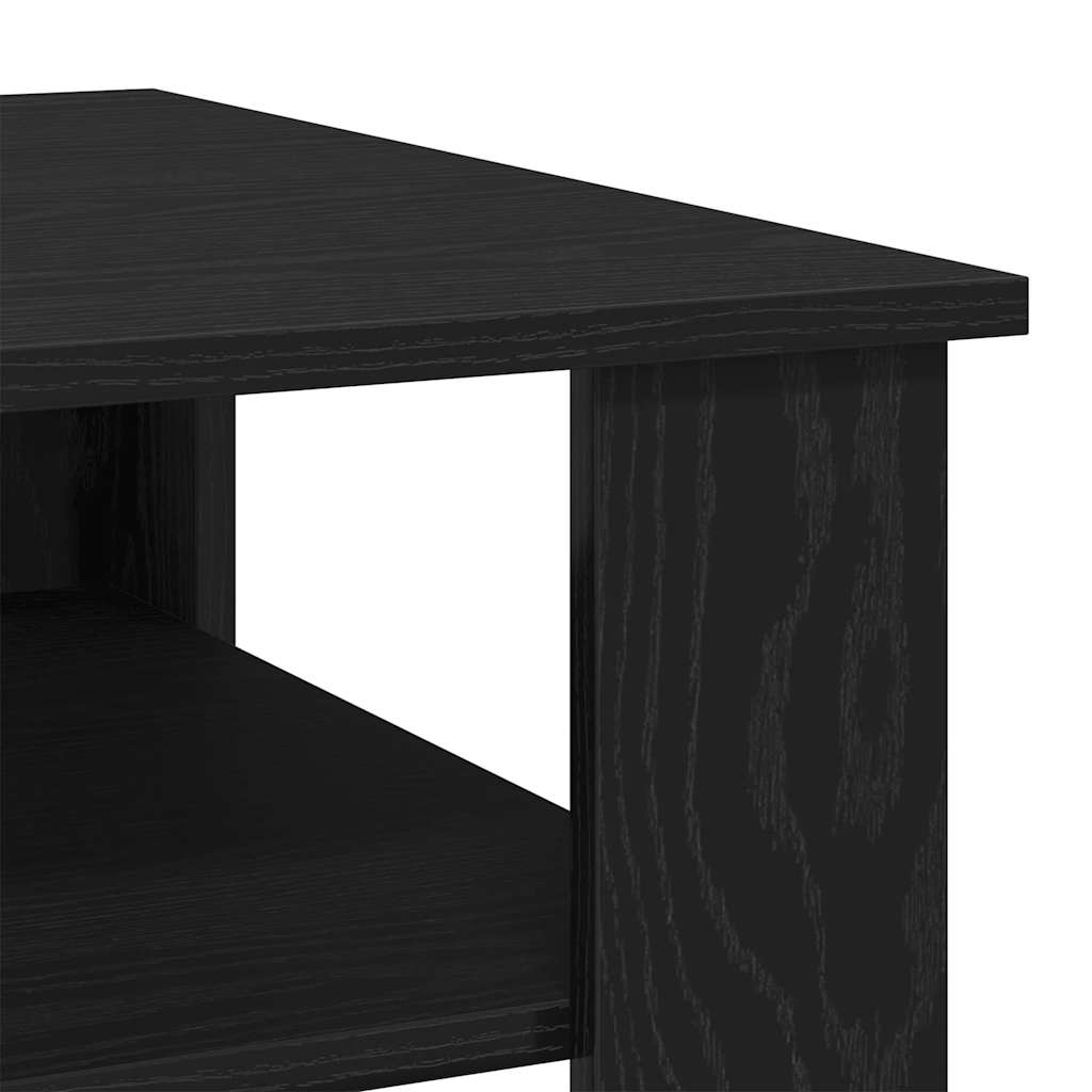 Couchtisch Schwarz Eichen-Optik 60 x 60 x 42 cm Holzwerkstoff