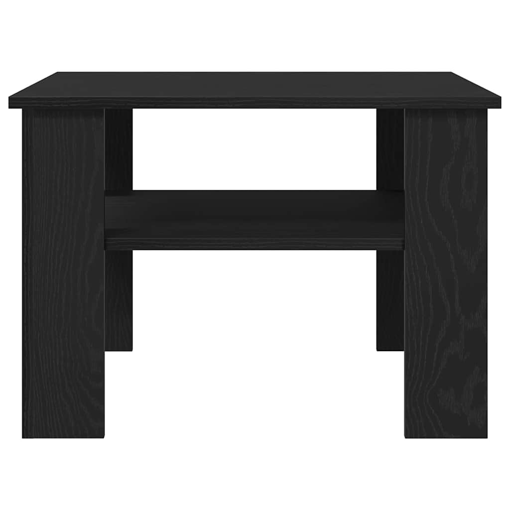 Couchtisch Schwarz Eichen-Optik 60 x 60 x 42 cm Holzwerkstoff