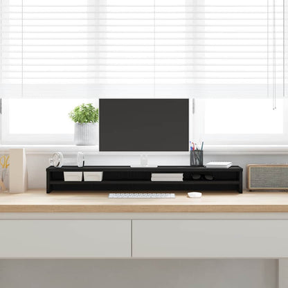 Monitorständer Schwarze Eiche 100 x 24 x 13 cm Holzwerkstoff