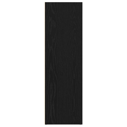 vidaXL Bücherregal Schwarz Eichen-Optik 66x30x98 cm Holzwerkstoff
