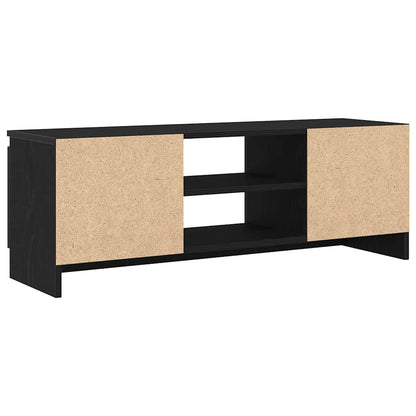 TV-Schrank Schwarz Eichen-Optik 102x30x36 cm Holzwerkstoff