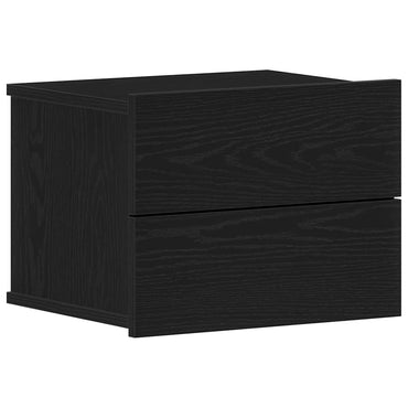 vidaXL Nachttisch Schwarz Eichen-Optik 40 x 30 x 30 cm Holzwerkstoff