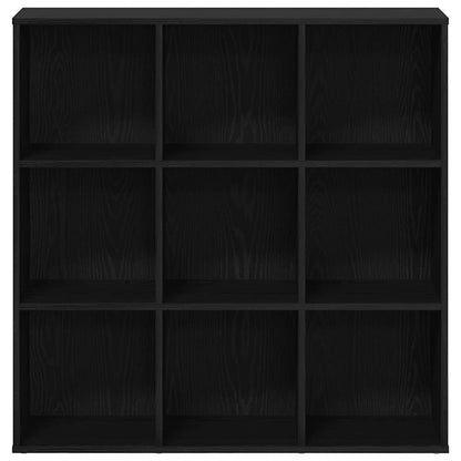 Bücherregal Eiche Schwarz 98x29x97,5 cm Holzwerkstoff