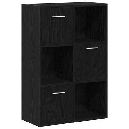 Bücherregal/Raumteiler Schwarze Eiche 60,5x30x90cm Holzwerkstoff