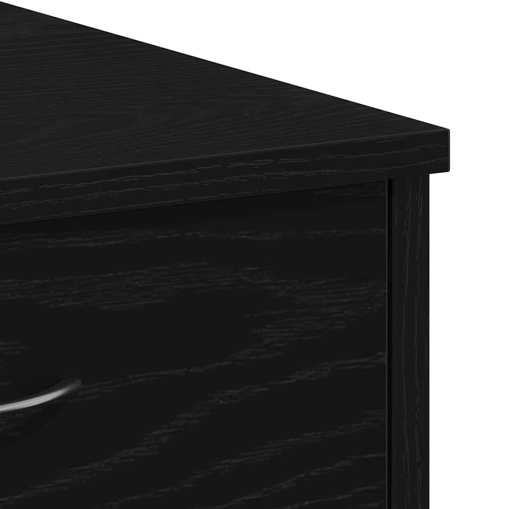 Schreibtisch Schwarz Eichen-Optik 80 x 40 x 75 cm Holzwerkstoff