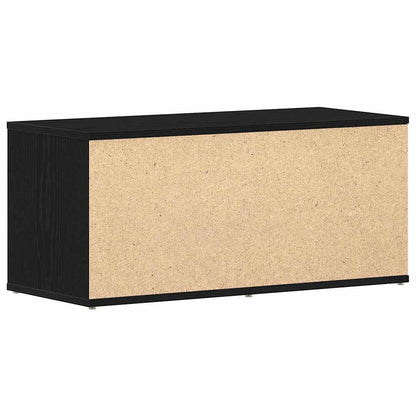 vidaXL TV-Schränk Schwarz Eichen-Optik 80 x 34 x 36 cm Holzwerkstoff
