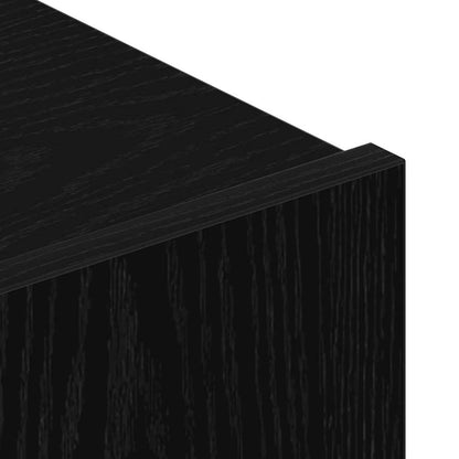 TV-Schränk Schwarz Eichen-Optik 100 x 30 x 30 cm Holzwerkstoff