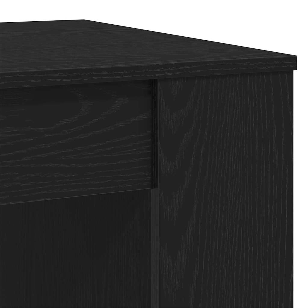 vidaXL Couchtisch Schwarz Eichen-Optik 102 x 55 x 42 cm Holzwerkstoff