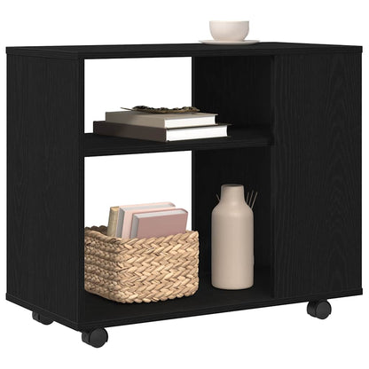 vidaXL Beistelltisch Schwarze Eiche 70 x 35 x 60 cm Holzwerkstoff