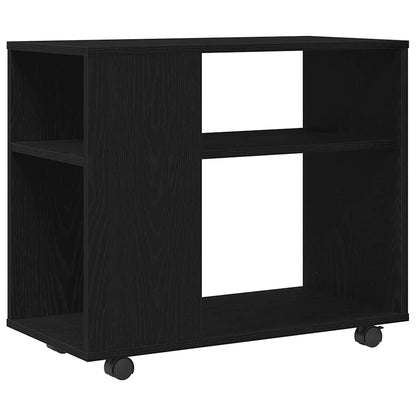 vidaXL Beistelltisch Schwarze Eiche 70 x 35 x 60 cm Holzwerkstoff