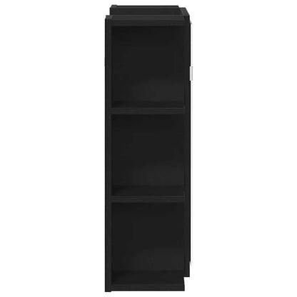 Badezimmerspiegelschrank Schwarze Eiche 80 x 20,5 x 64 cm Holzwerkstoff