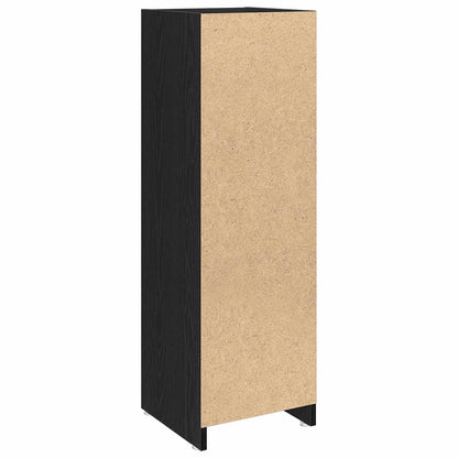 vidaXL Badezimmerschrank mit Tür Schwarz Eichen-Optik 30 x 30 x 95 cm