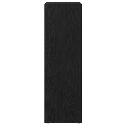 vidaXL Badezimmerschrank mit Tür Schwarz Eichen-Optik 30 x 30 x 95 cm