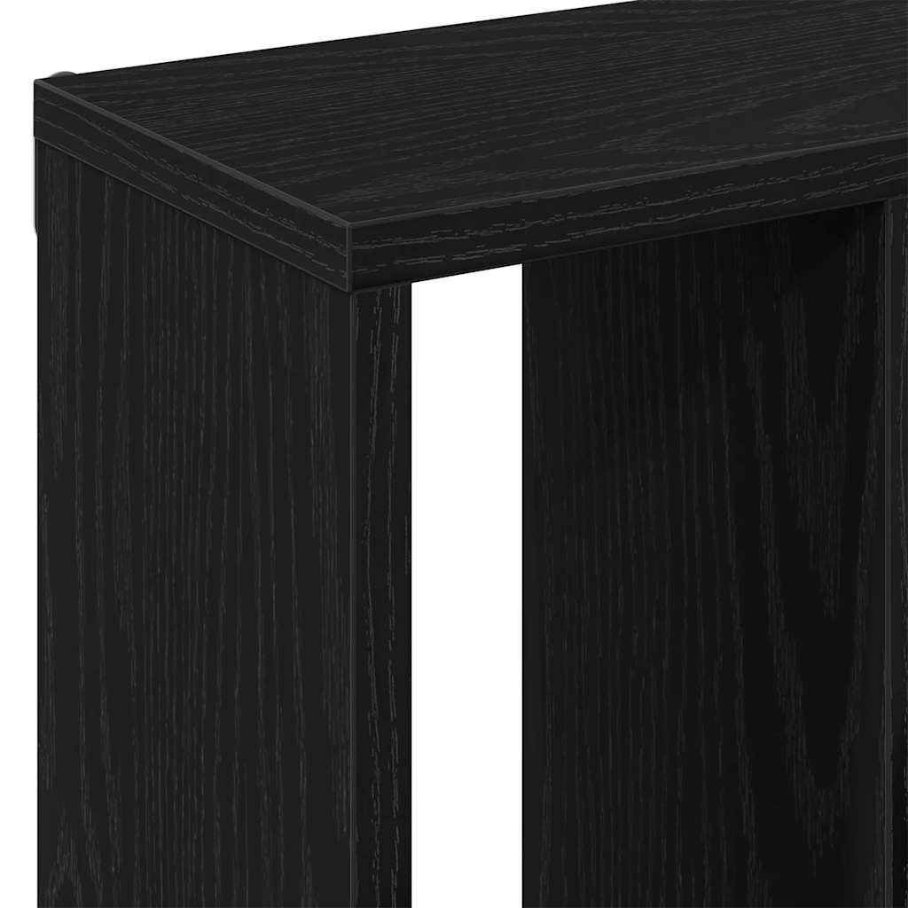 vidaXL Wandregal Schwarz Eichen-Optik 45x16x45 cm Holzwerkstoff