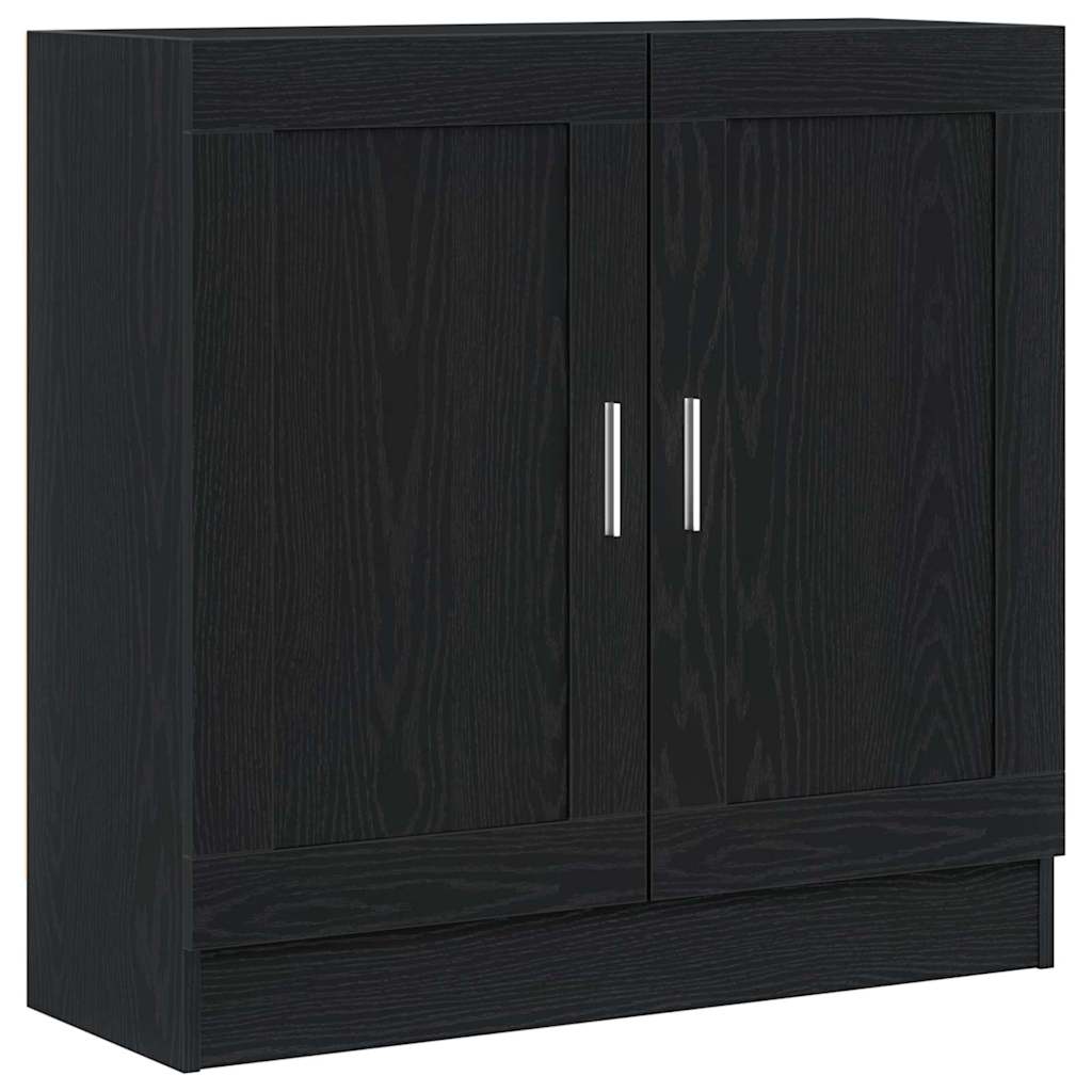 vidaXL Bücherregal Schwarz Eichen-Optik 82,5 x 30,5 x 80 cm
