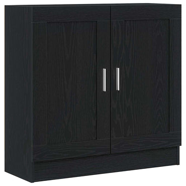 vidaXL Bücherregal Schwarz Eichen-Optik 82,5 x 30,5 x 80 cm