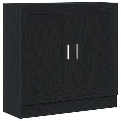vidaXL Bücherregal Schwarz Eichen-Optik 82,5 x 30,5 x 80 cm