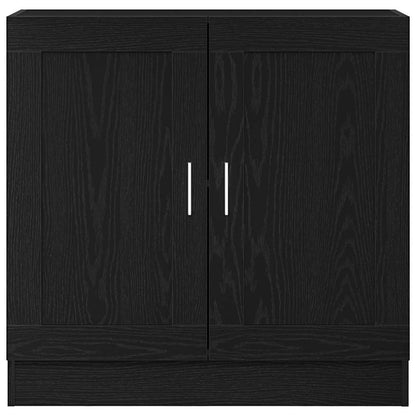 vidaXL Bücherregal Schwarz Eichen-Optik 82,5 x 30,5 x 80 cm