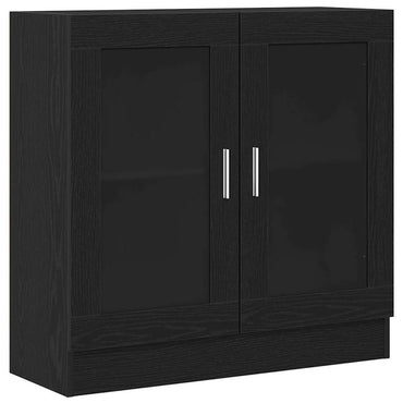 vidaXL Bücherregal Schwarz Eichen-Optik 82,5 x 30,5 x 80 cm