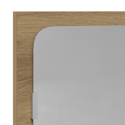 vidaXL Spiegelablage Artisan-Eiche 90 x 10,5 x 37 cm Holzwerkstoff